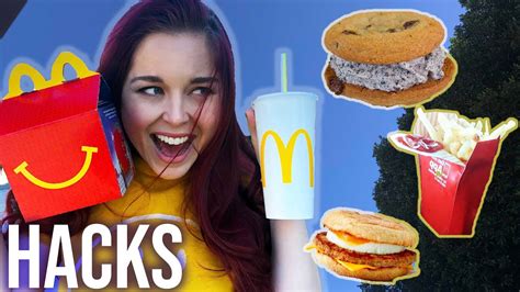 TRYING MCDONALD'S SECRET MENU HACKS - YouTube