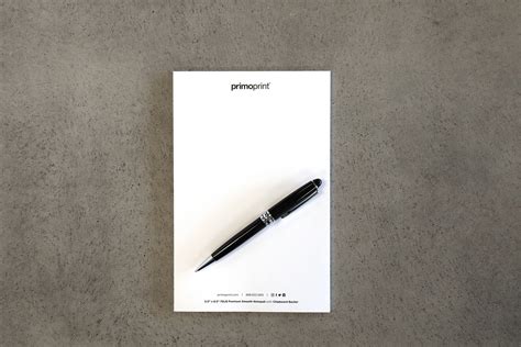 Custom Notepads | Smooth or Linen | Primoprint