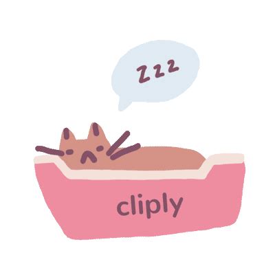 🐈 Sleeping Cat - Royalty-Free GIF - Animated Sticker - Free PNG - Animated Icon