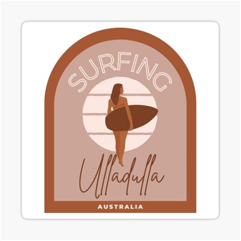 "Surfing Ulladulla Australia" Sticker for Sale by Zaprinda | Redbubble