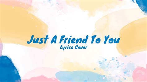 Just A Friend To You (Meghan Trainor) - Lyrics Cover by Yayas - YouTube