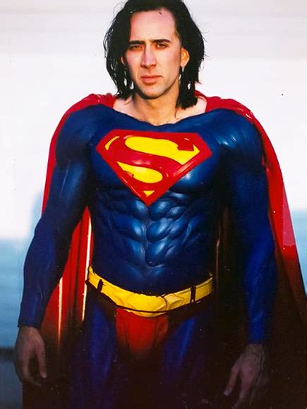 Nicolas Cage as Superman: See Actor in Costume in Failed '90s Movie : People.com