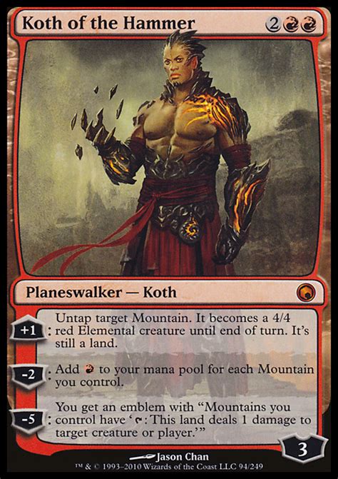 Koth of the Hammer - Magic the Gathering - MTG card