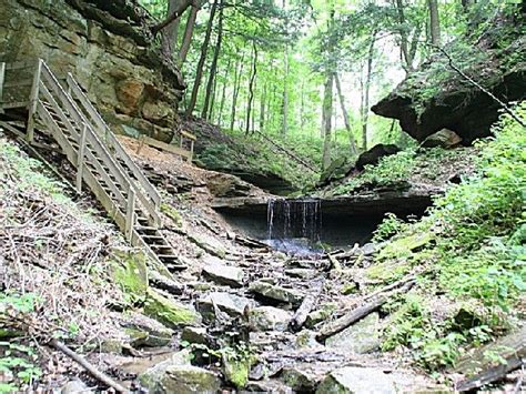 Shades State Park, an Indiana park located near Crawfordsville, West ...