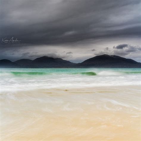 Winter storm at Luskentyre Beach, Isle of Harris, Scotland. | Beach ...