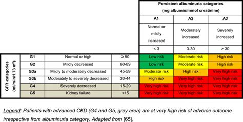 Prognosis of chronic kidney disease (CKD) by glomerular filtration rate... | Download Scientific ...