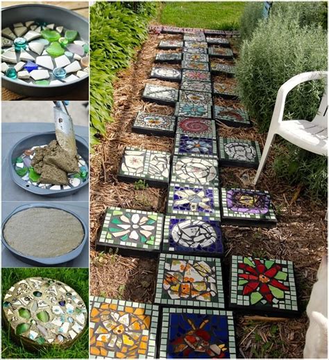 12 DIY Mosaic Garden Decor Projects