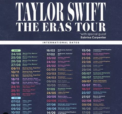 Taylor Swift announces European Eras Tour with Irish dates - Irish Star