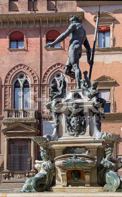 Bologna - Neptune Fountain On Piazza Maggiore Stock Photo | Royalty-Free | FreeImages