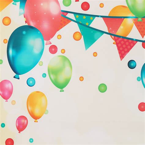 Colorful Balloon Kids Party Celebration Photography Backdrop Wall Art ...