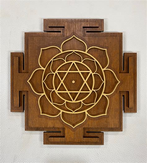 Saraswati Yantra Wall Art 11.11 Laser Cut Sacred | Etsy