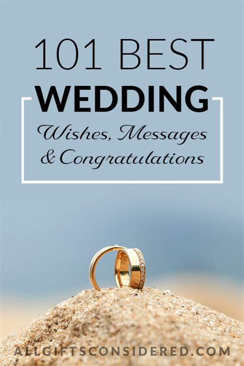 101 Best Wedding Wishes, Messages & Congratulations » All Gifts Considered