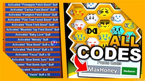 ALL *30 CODES* IN BEE SWARM SIMULATOR!!! - YouTube