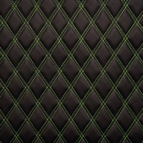 Black Double Stitch Diamond Bentley Car Quilted 6mm Scrim Foam Upholstery Fabric | eBay