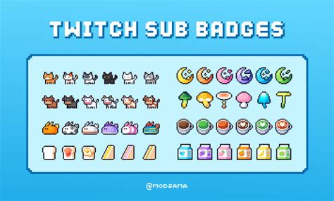 Create pixel art twitch sub badges by Mod_pixel | Fiverr