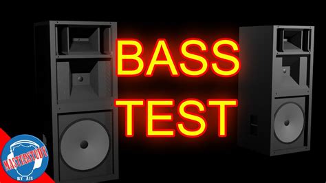 Subwoofer Bass Test - YouTube