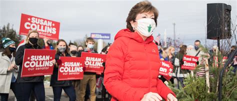 Republican Maine Sen. Susan Collins Trailed In Polls For Months Before ...