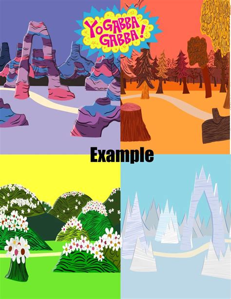 Yo Gabba Gabba Land Background Printable | Gabba gabba, Yo gabba gabba, Kids birthday party