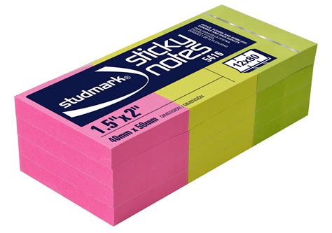 Sticky Notes 1.5" x 2" Neon Asst. - Dyon Center N.V.