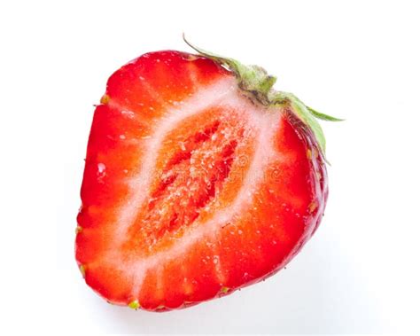 Strawberry half stock image. Image of food, healthy, berry - 79197293