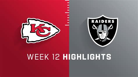 Kansas City Chiefs vs. Las Vegas Raiders highlights | Week 12