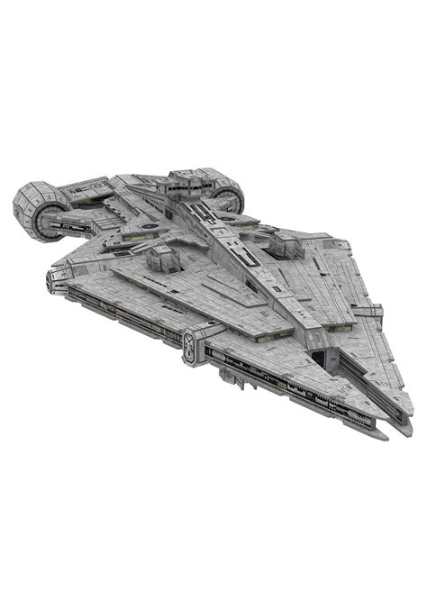 Mandalorian Imperial Light Cruiser Paper Model Kit - Walmart.com