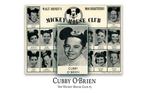 Cubby O’Brien: The Mickey Mouse Club #5 – Postcard Inspirations