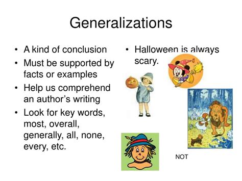 PPT - Generalizations PowerPoint Presentation, free download - ID:5198927