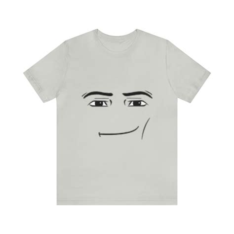 Roblox Chad Face Meme Unisex Jersey Short Sleeve Tee - Etsy