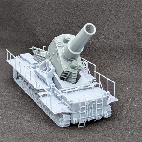 3D Printable Self-propelled siege mortar Karl Gerat VI "Ziu" 040 ...