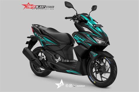 Modifikasi Striping Honda Vario 160 black Click - MOTOBLAST