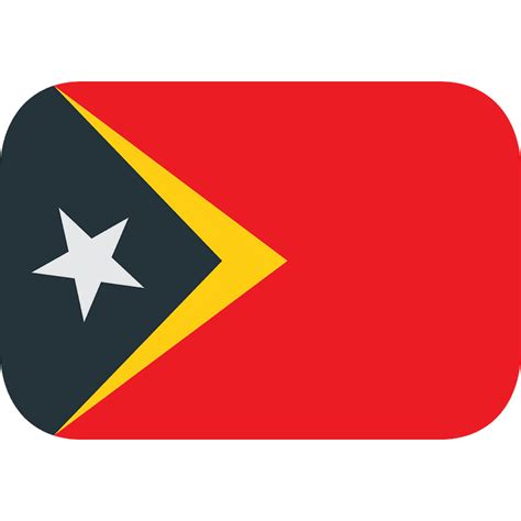 Timor-Leste flag emoji clipart. Free download transparent .PNG | Creazilla