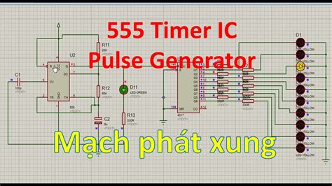 Clock Pulse Generator Using 555 Timer