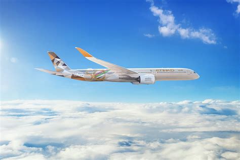 Etihad Airways unveils new ‘Sustainability50’ Airbus A350 on inaugural ...