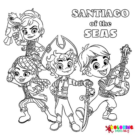 18 Santiago of the Seas Coloring Pages - ColoringPagesOnly.com