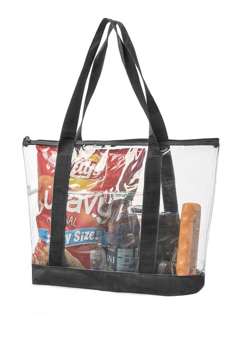 Clear Tote Bags With Zipper | semashow.com