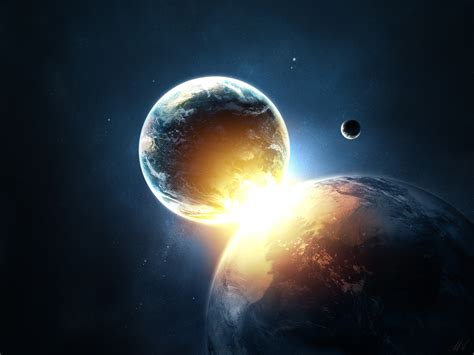 Planets Collide Wallpapers | HD Wallpapers | ID #3852