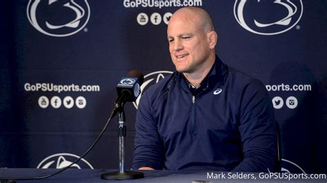 Cael Sanderson At Penn State Wrestling Media Day - FloWrestling