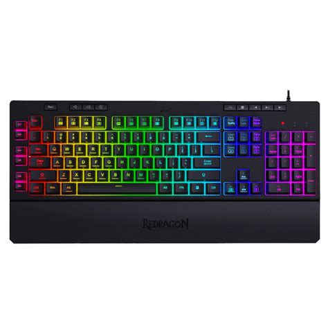 Teclado Gamer Redragon Shiva K512-RGB / Alambrico / Led RGB / Membrana ...