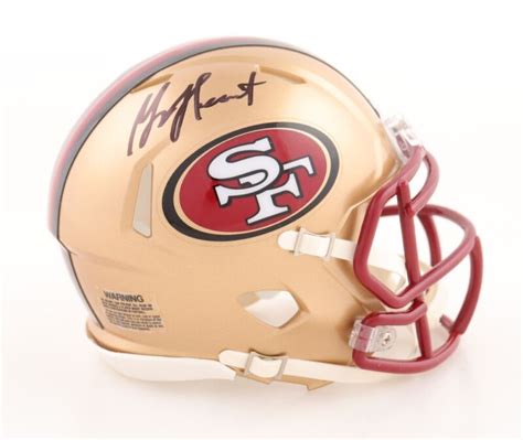 GARRISON HEARST AUTOGRAPHED SAN FRANCISCO 49ERS MINI HELMET PSA COA — Ultimate Autographs