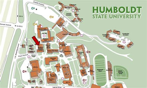 Humboldt State University Campus Map - Palm Beach Map