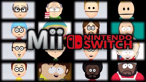 How to Make South Park Characters for Nintendo Switch on Mii Maker - YouTube