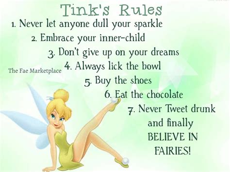 Disney Peter Pan Tinkerbell Quotes - Petspare
