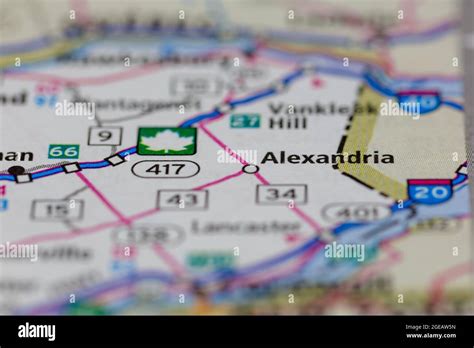 Map of alexandria ontario hi-res stock photography and images - Alamy