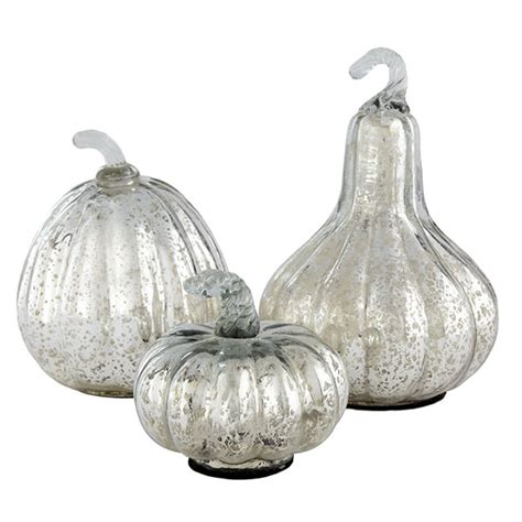 The Silver Lining: Antique Mercury Glass Pumpkins