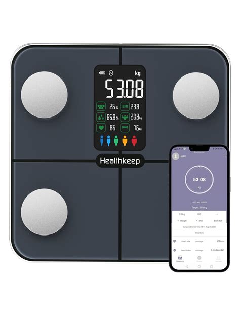 Buy Scales for Body Weight and Fat, Large VA Display Weight Scale, High Accurate Body Fat Scale ...