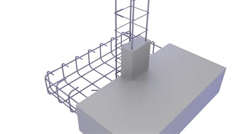 3D Model Reinforcement Footing Column 8 - TurboSquid 2096965