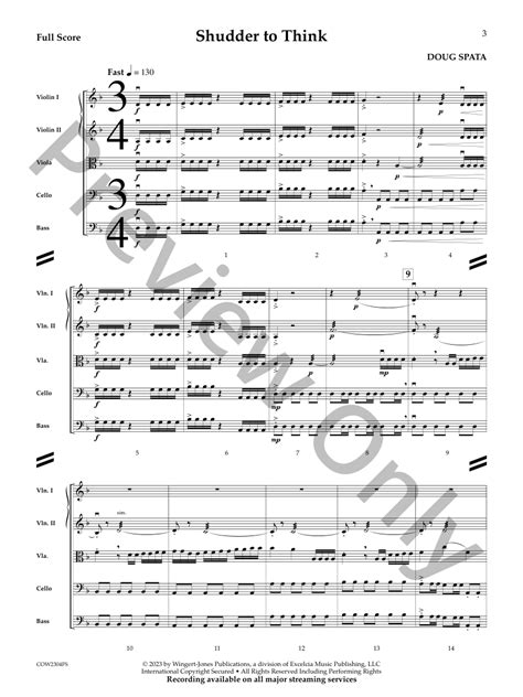 Shudder to Think by Doug Spata| J.W. Pepper Sheet Music