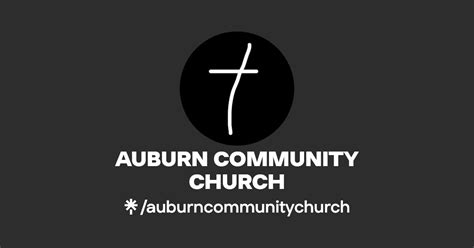 AUBURN COMMUNITY CHURCH | Instagram, Facebook | Linktree