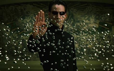 The Matrix Neo stopping Bullets 4K wallpaper download